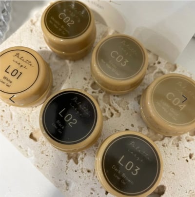 Palette Carys｜完美訂製-免清金屬3D造型膠/絲滑細緻畫線膠4g（C02-C04、L01-L03）2