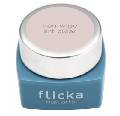 flicka nail arts｜non wipe art clear 免清透明膠5g1
