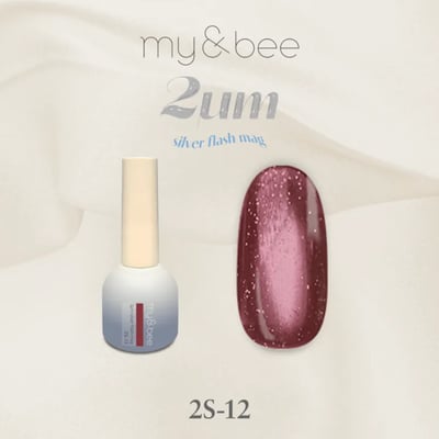 my&bee｜ 2微米碎鑽甲油膠-銀（2S-01~2S-12）15