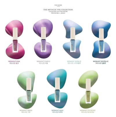 THE FAVORI｜金屬暈染液-JENNY聯名 Metallic 7色2