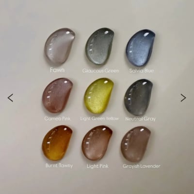 Palette Carys｜淡色微光貓眼膠系列4g（E10-E18）4