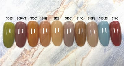 Ricca｜彩色凝膠3g（308-317）1