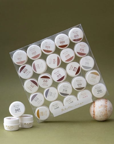 Palette Carys｜低飽和復古(唇彩感)系列凝膠4g （1-25、T01、G01-G03）7