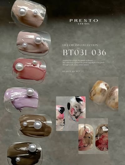 PRESTO｜罐裝色膠（BT031-BT036）2.7g3