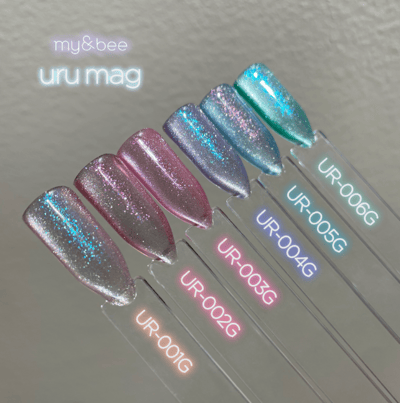 my&bee｜水潤貓眼膠8ml（UR-001G~UR-006G）2