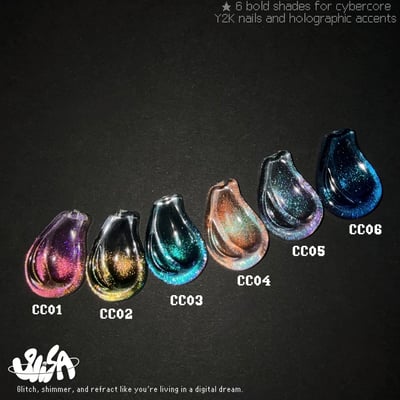 SiiSA｜賽博貓眼6色組7