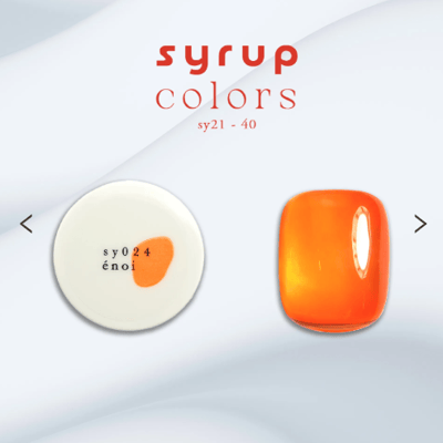 enoi｜彩色凝膠syrup（syrup21-syrup40）3g6