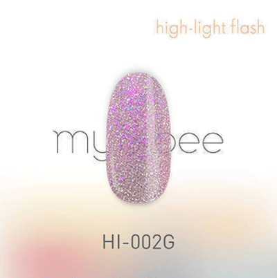 my&bee｜爆閃亮片膠8ml（HI-001G~HI-012G）3