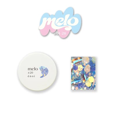 enoi｜亮片凝膠 melo(melo#01~melo#20）22