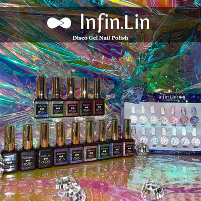 infin.Lin｜彩色甲油膠-碎鑽系列（53-66）6