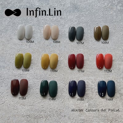infin.Lin｜彩色甲油膠-冬季系列（105-116）10
