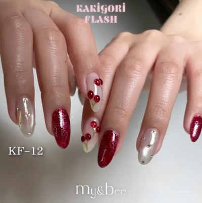 my&bee｜PRIME KAKIGORI碎鑽甲油膠8ml（KF-01~KF-12）12