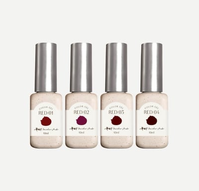 Ruyiyax璐意雅｜羊蹄甲Nails Art 甲油色膠Red10ml（01-04）1