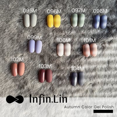 infin.Lin｜彩色甲油膠-秋季系列（95-104）2