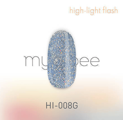 my&bee｜爆閃亮片膠8ml（HI-001G~HI-012G）9