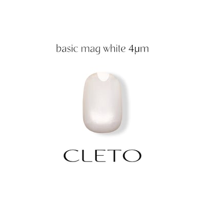 Dawson nail｜CLETO basic mag（white/black/pink beige/browm）2
