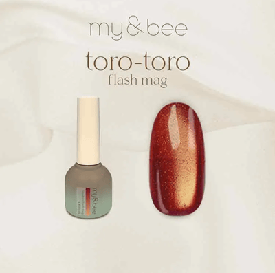 my&bee｜toro-toro碎鑽貓眼甲油膠（TR-001G~TR-012G）14