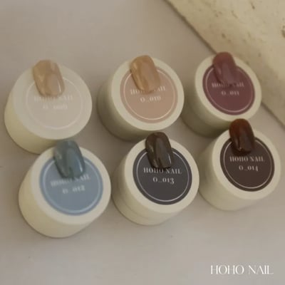 HOHONAIL｜6色復古盒套組（O009-O014）2