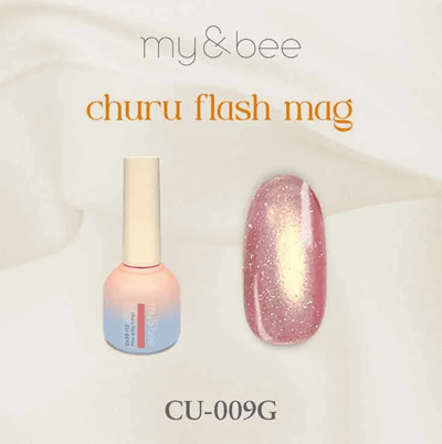 my&bee｜churu碎鑽貓眼甲油膠（CU-001G~CU-012G）13
