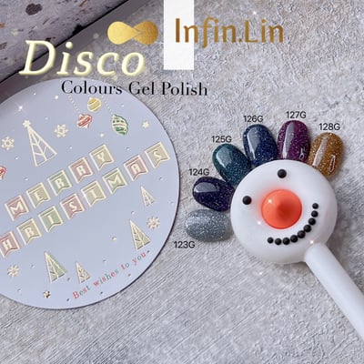 infin.Lin｜彩色甲油膠-碎鑽系列（123-128）2
