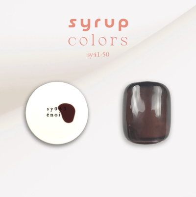 enoi｜彩色凝膠syrup（syrup41-syrup50）3g4