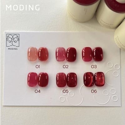 末町｜經典紅建構6色甲油套組1