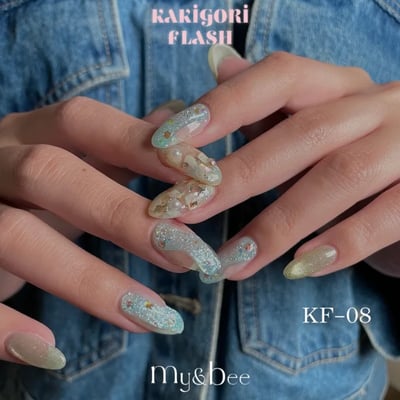 my&bee｜PRIME KAKIGORI碎鑽甲油膠8ml（KF-01~KF-12）10