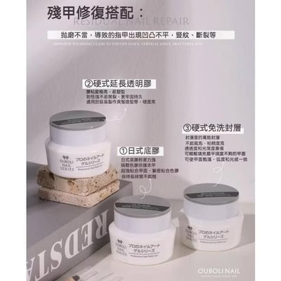 Ouboli 鷗博麗｜硬式延長透明膠3