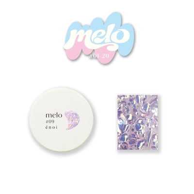 enoi｜亮片凝膠 melo(melo#01~melo#20）10