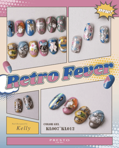 PRESTO｜罐裝色膠（KL007-KL012）2.7g2