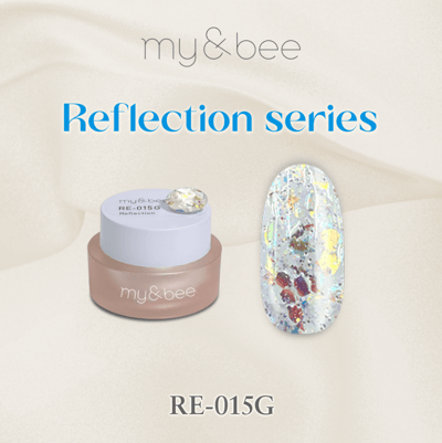 my&bee｜幻彩MIX亮片膠4g（RE-013G~RE-024G）6