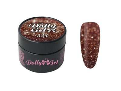 Dolly Gel｜紅韻瑰璨-碎鑽膠系列（RB332～RB337）3