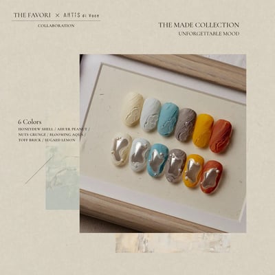 THE FAVORI｜THE FAVORI × ARTiS di Voce 油畫凝膠 6色3