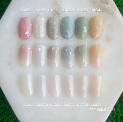PRESTO｜彩色甲油凝膠（S429-S434）10g2