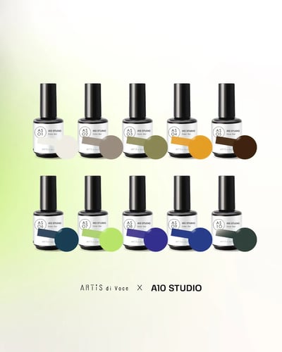 Artis｜彩色甲油膠（AS01-AS10）10g1