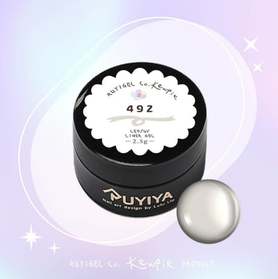 Ruyiya璐意雅｜Ruyi GelXKewpei Nail聯名免清彩繪膠（491-499）2.5ml3