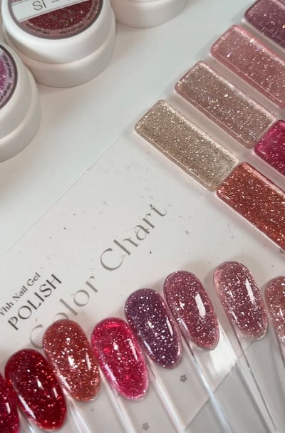 櫻禾｜薔薇晶砂彩膠5g（Si01-Si10）6