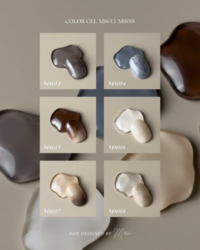 PRESTO｜罐裝色膠（MS013-MS018）2.7g4