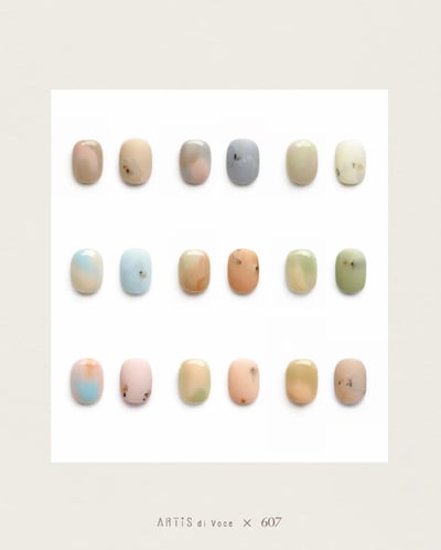 Artis｜彩色甲油膠10g（607-01~607-10）3