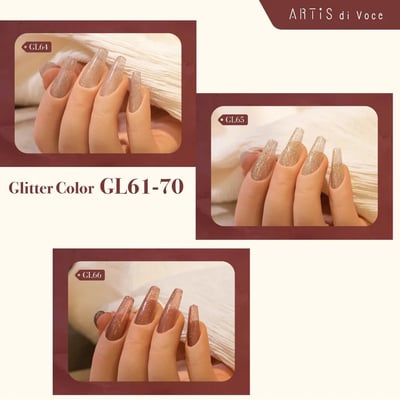 Artis｜彩色甲油膠（GL61-GL70）10g4