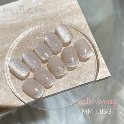 my&bee｜柔和系貓眼膠8ml（MM-001G~MM-006G）5