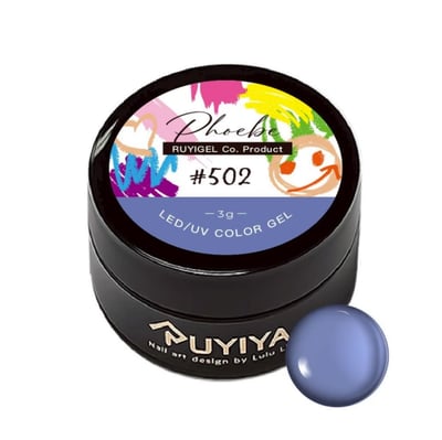 Ruyiya璐意雅｜RuyiyaXPhoebe聯名色膠咕溜咕溜村3ml（502-510）10