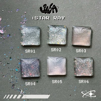 SiiSA｜星鐳亮粉甲油（SR01-SR06）9