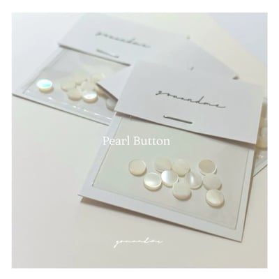 Youandme｜素材 Pearl Button 珠光鈕扣片2
