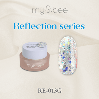 my&bee｜幻彩MIX亮片膠4g（RE-013G~RE-024G）4