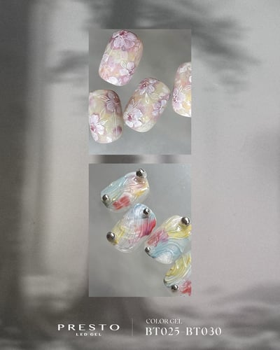 PRESTO｜罐裝色膠（BT025-BT030）2.7g2