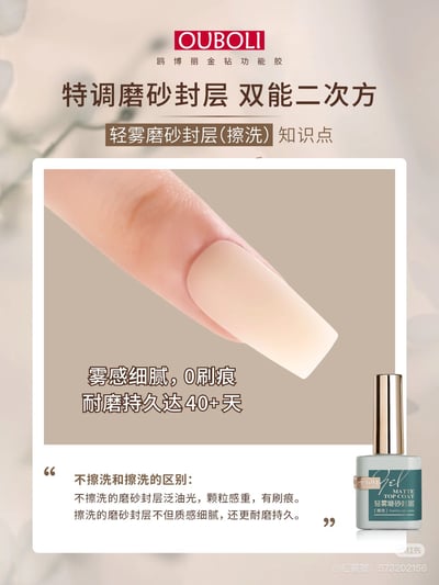 Ouboli 鷗博麗｜輕霧磨砂封層3