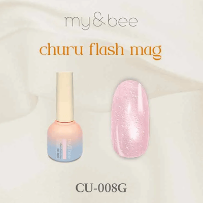 my&bee｜churu碎鑽貓眼甲油膠（CU-001G~CU-012G）12