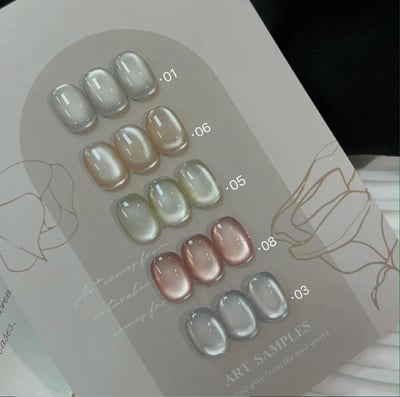 Suuseegel束色｜雪花頌玻璃珠貓眼9色5