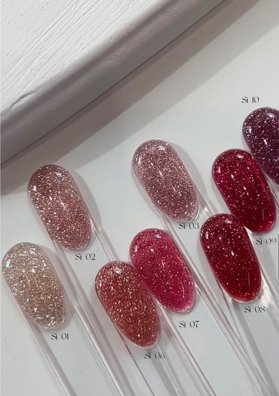 櫻禾｜薔薇晶砂彩膠5g（Si01-Si10）7